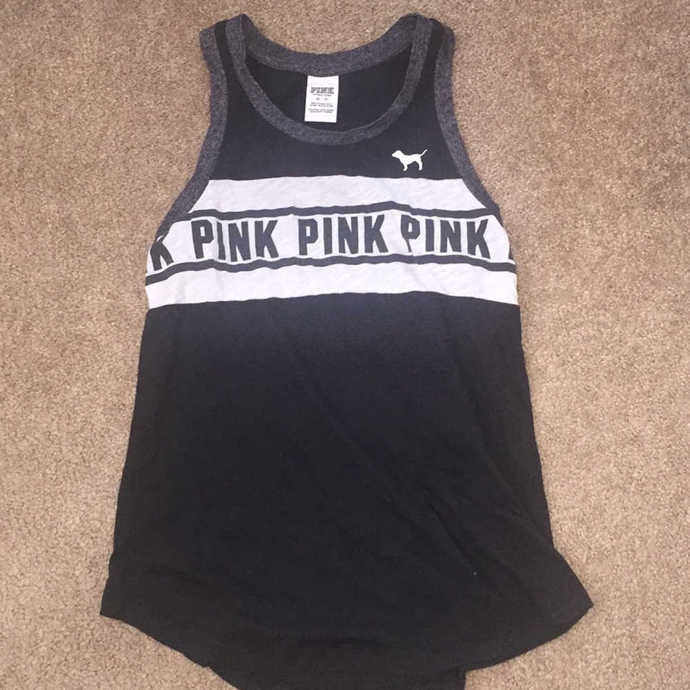 Black “Pink” tank top